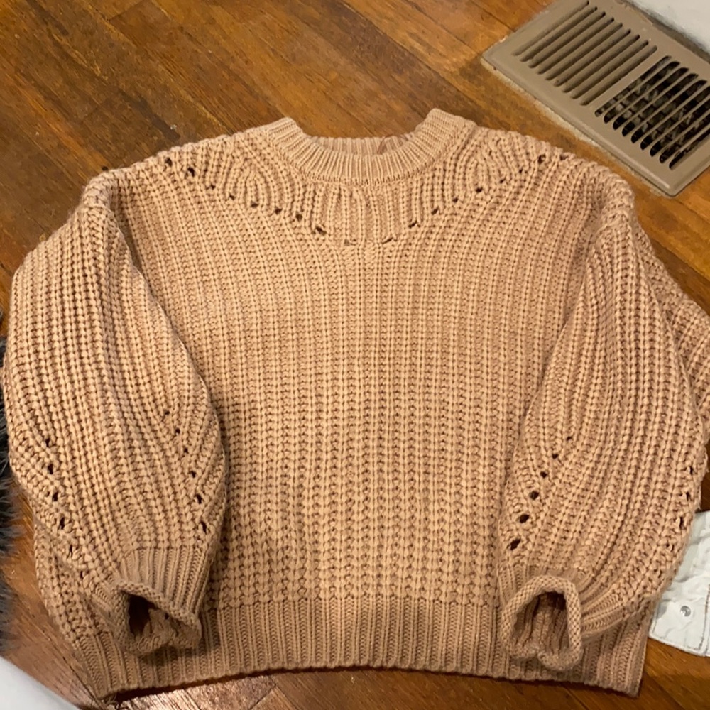 ELODIE heavy knit sweater